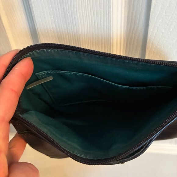 Coach - Black Leather Crossbody Purse -EUC - Picture 10 of 14